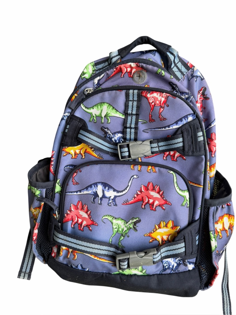 Pottery Barn Dinosaur Print full zip Backpack